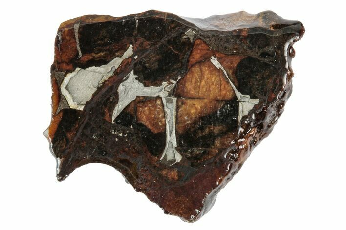 Sericho Pallasite Meteorite ( g) Slice - Kenya #346432
